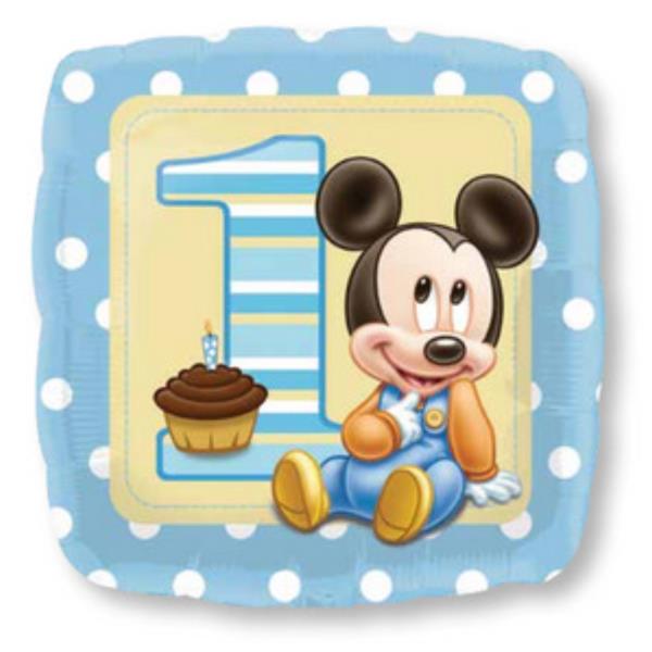PALLONCINO 18'' 1° COMPLEANNO BABY MICKEY 1 PALLONCINO 18'' 1° COMPLEANNO BABY MICKEY