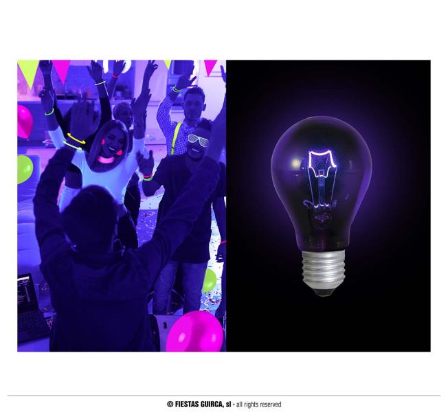 LAMPADINA LUCE NERA 220 V pz.1