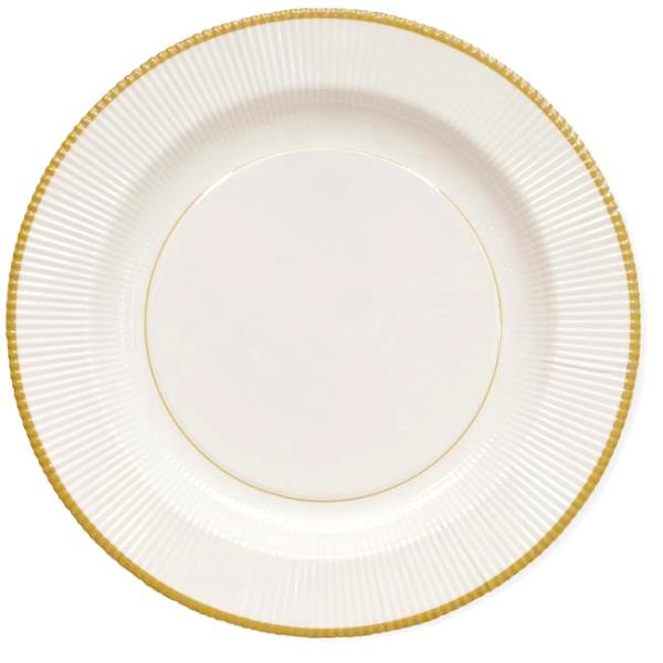 PIATTO PIANO RIGHE CLASSIC GOLD Ex.Tra.™ 1 PIATTO PIANO RIGHE CLASSIC GOLD Ex.Tra.™