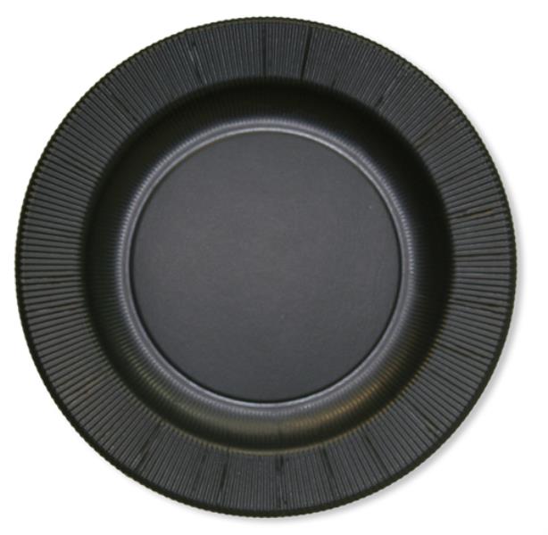 PIATTO DESSERT RIGHE NERO OPACO Ex.Tra.™ 1 PIATTO DESSERT RIGHE NERO OPACO Ex.Tra.™