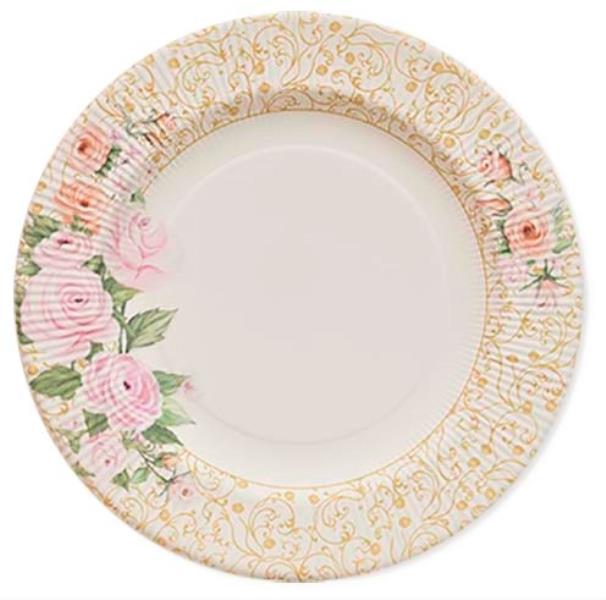 PIATTO DESSERT Ø21 cm. RIGHE ROSE FLOWER Ex.Tra.™ pZ.8 1 PIATTO DESSERT Ø21 cm. RIGHE ROSE FLOWER Ex.Tra.™ pZ.8