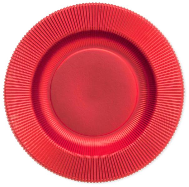 PIATTO FONDO RIGHE ROSSO SATINATO Ex.Tra. pz.8 1 PIATTO FONDO RIGHE ROSSO SATINATO Ex.Tra. pz.8