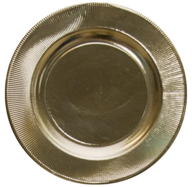 PIATTO MAX RIGHE ORO LUCIDO Ex.Tra. pz.4 1 PIATTO MAX RIGHE ORO LUCIDO Ex.Tra. pz.4