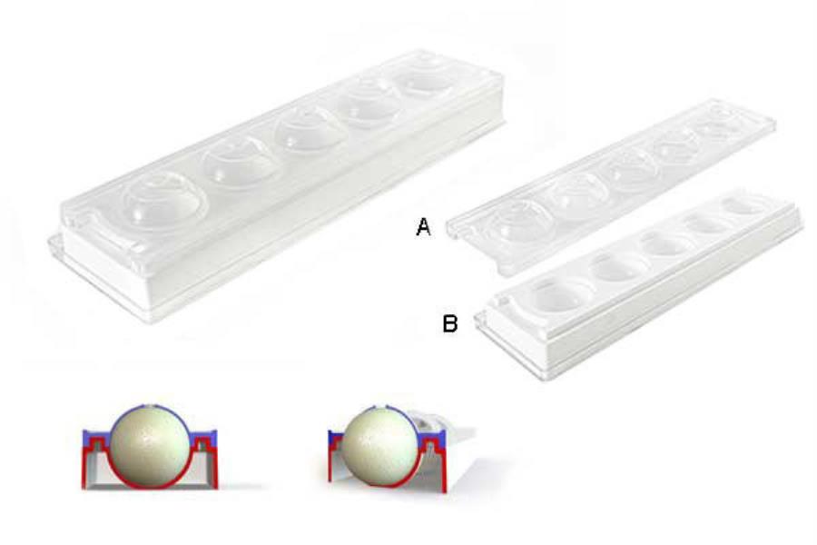 STAMPI SILICONE SFERA INTERA MULD3D SILIKOMART 10 STAMPI SILICONE SFERA INTERA MULD3D SILIKOMART