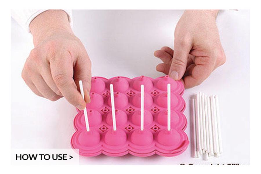 STAMPO SILICONE PER CAKE POPS SILIKOMART 10 STAMPO SILICONE PER CAKE POPS SILIKOMART