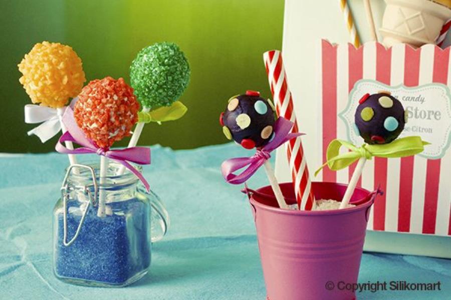 STAMPO SILICONE PER CAKE POPS SILIKOMART 4 STAMPO SILICONE PER CAKE POPS SILIKOMART