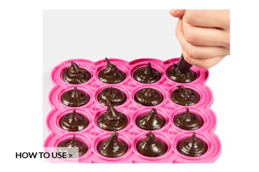 STAMPO SILICONE PER CAKE POPS SILIKOMART 6 STAMPO SILICONE PER CAKE POPS SILIKOMART