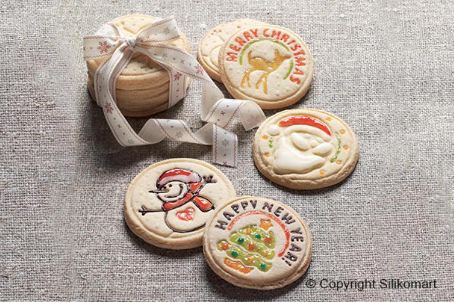 KIT TAGLIAPASTA BISCOTTI DI NATALE SILIKOMART 2 KIT TAGLIAPASTA BISCOTTI DI NATALE SILIKOMART