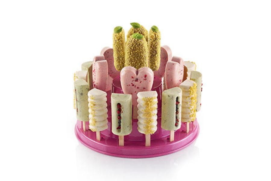 ALZATE A TRE PIANI PER CAKE POPS SILIKOMART