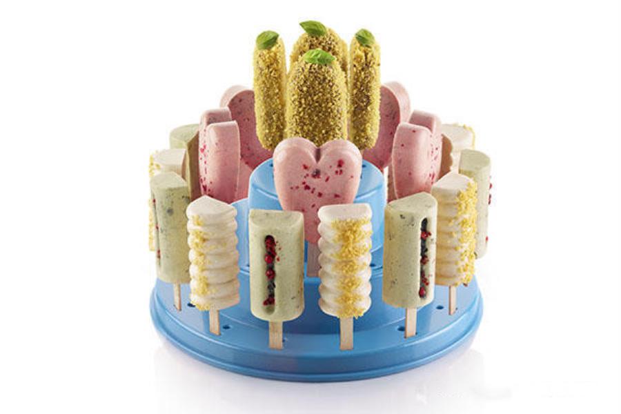 ALZATE A TRE PIANI PER CAKE POPS SILIKOMART