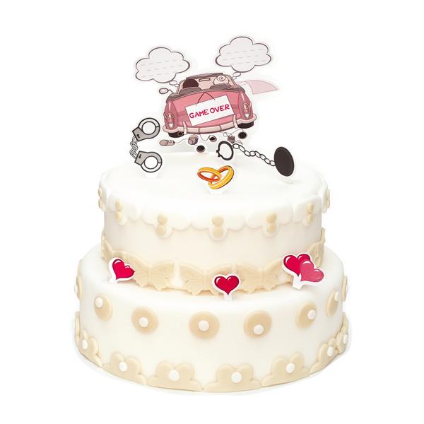 DECORAZIONE PER TORTA SPOSI