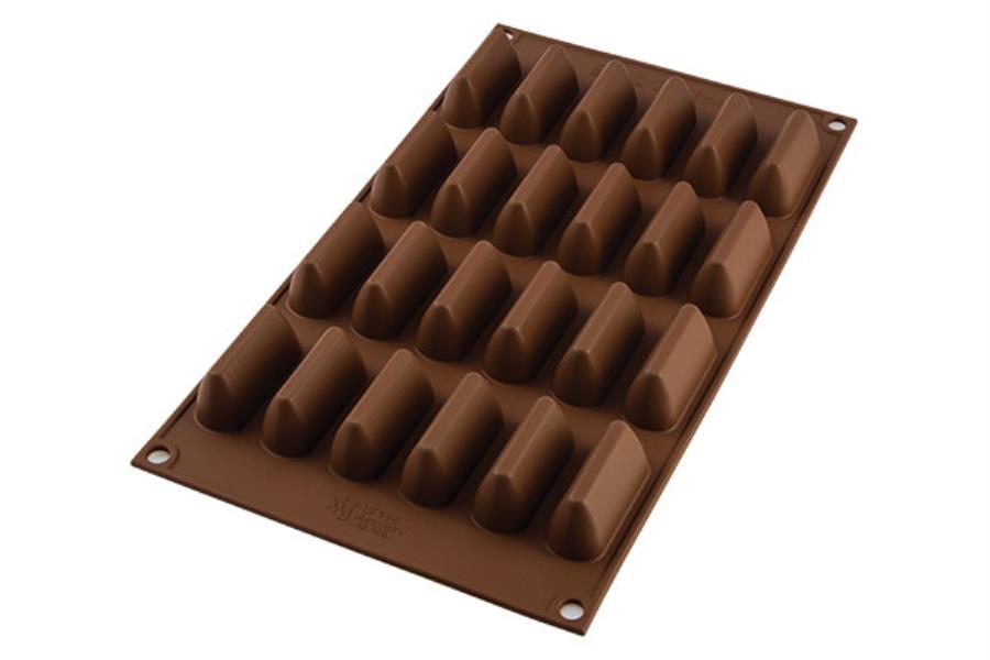 STAMPO SILICONE CIOCCOLATINI GIANDUIOTTI SILIKOMART 1 STAMPO SILICONE CIOCCOLATINI GIANDUIOTTI SILIKOMART
