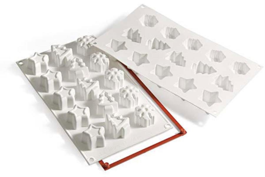 STAMPO SILICONE MAGICO NATALE SILIKOMART 1 STAMPO SILICONE MAGICO NATALE SILIKOMART