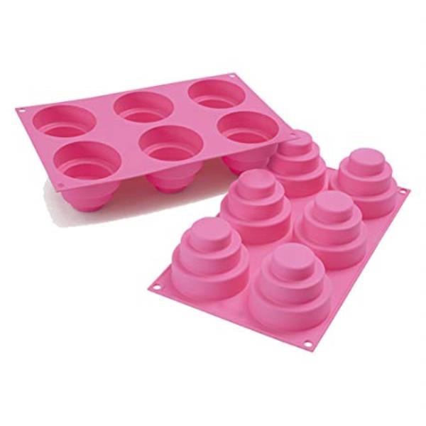 STAMPO SILICONE MINI CAKE TONDA SILIKOMART 1 STAMPO SILICONE MINI CAKE TONDA SILIKOMART