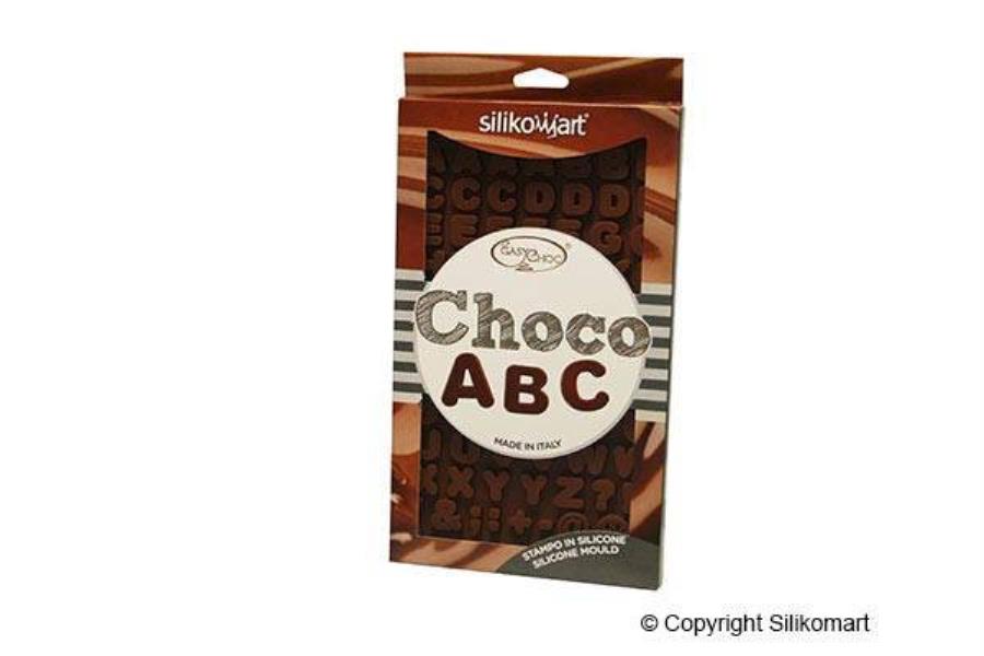 STAMPO SILICONE CIOCCOLATINI ALFABETO SILIKOMART 2 STAMPO SILICONE CIOCCOLATINI ALFABETO SILIKOMART
