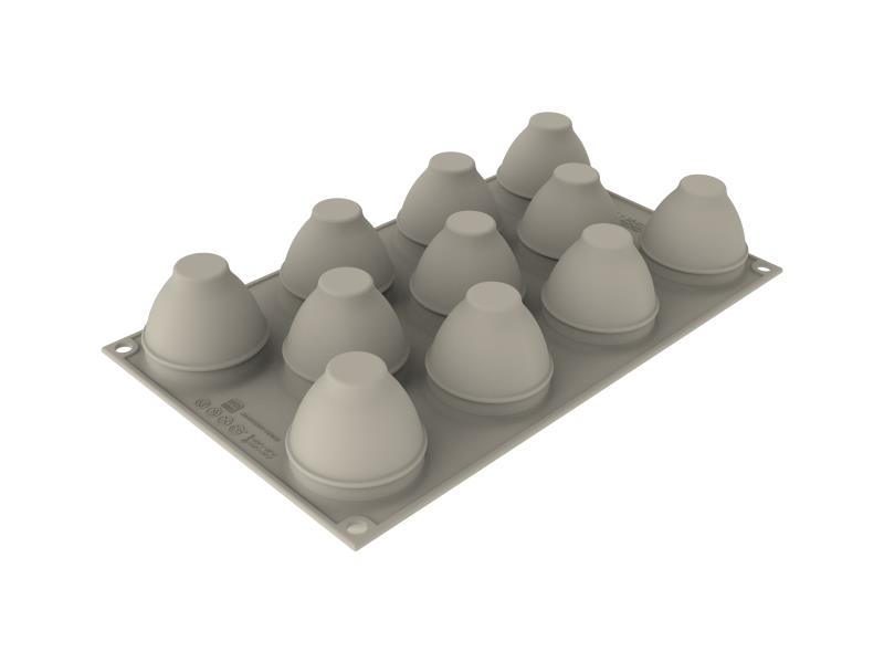 STAMPO SILICONE EGG HUNT Ø 53 H.67 SILIKOMART 3 STAMPO SILICONE EGG HUNT Ø 53 H.67 SILIKOMART