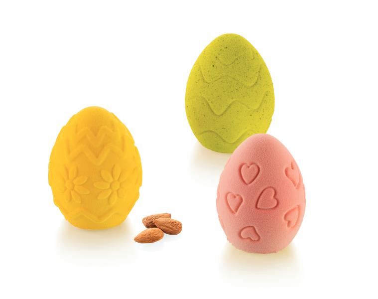 STAMPO SILICONE EGG HUNT Ø 53 H.67 SILIKOMART 1 STAMPO SILICONE EGG HUNT Ø 53 H.67 SILIKOMART