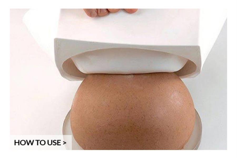 STAMPI SILICONE ZUCCOTTO MEZZA SFERA SILIKOMART
