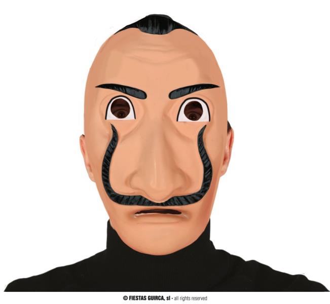 MASCHERA PVC GENIO PITTORE 1 MASCHERA PVC GENIO PITTORE