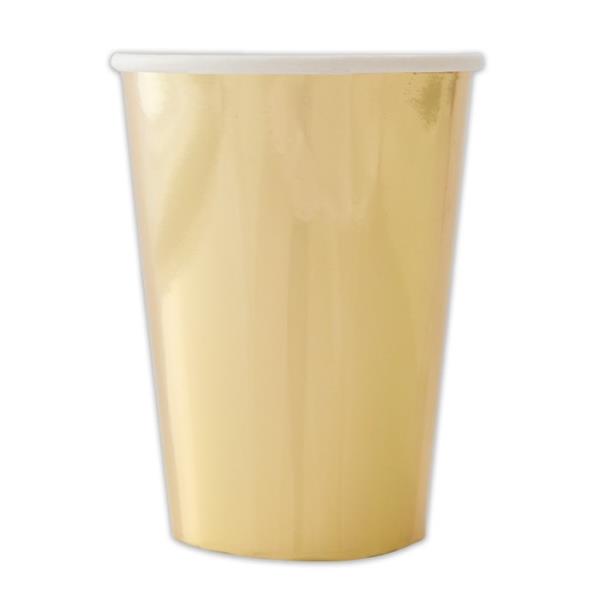 BICCHIERE ORO METAL PZ.8 1 BICCHIERE ORO METAL PZ.8