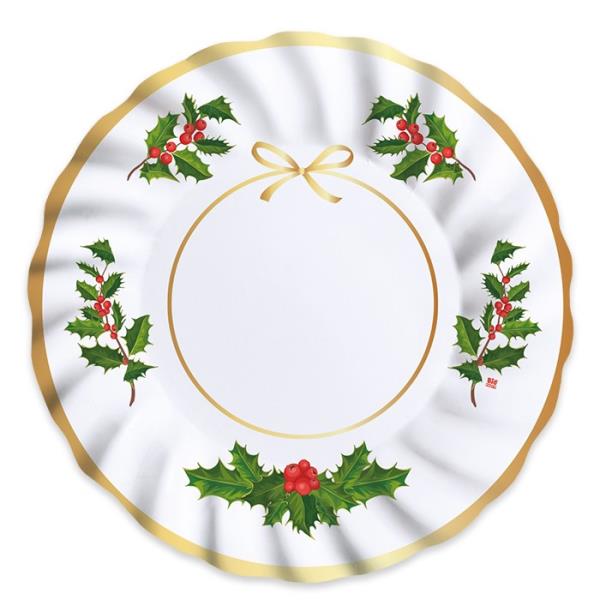 PIATTO MAX Ø 30 cm CHRISTMAS CHIC PZ.6 1 PIATTO MAX Ø 30 cm CHRISTMAS CHIC PZ.6