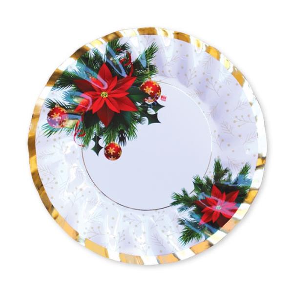 PIATTO PIANO Ø 25 cm CHRISTMAS MOOD PZ.8 1 PIATTO PIANO Ø 25 cm CHRISTMAS MOOD PZ.8