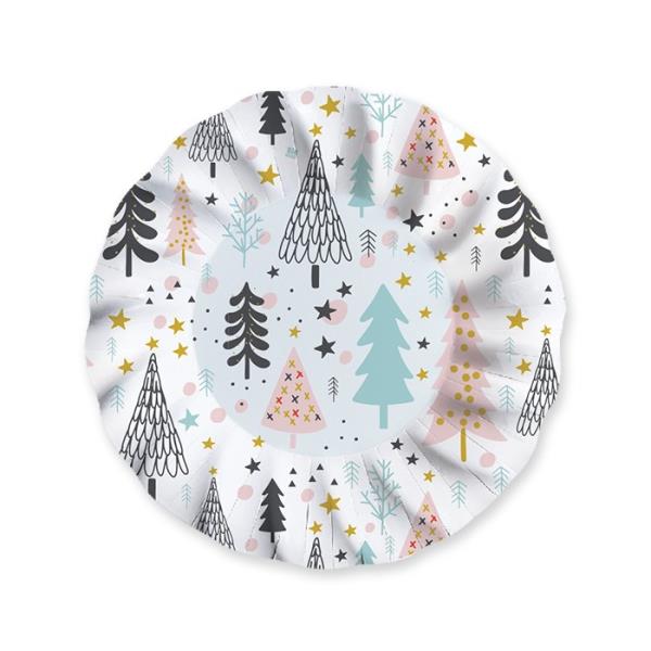 PIATTO FONDO Ø 24 cm CHRISTMAS VIBES PZ.6 1 PIATTO FONDO Ø 24 cm CHRISTMAS VIBES PZ.6