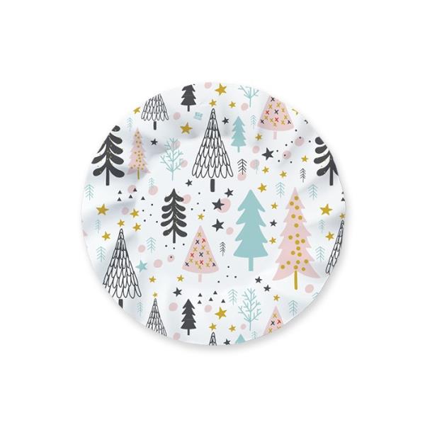 PIATTO DESSERT Ø 20 cm CHRISTMAS VIBES PZ.8 1 PIATTO DESSERT Ø 20 cm CHRISTMAS VIBES PZ.8