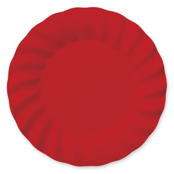 SOTTOPIATTO Ø30 cm. WAVY RED ROSSO pz.6