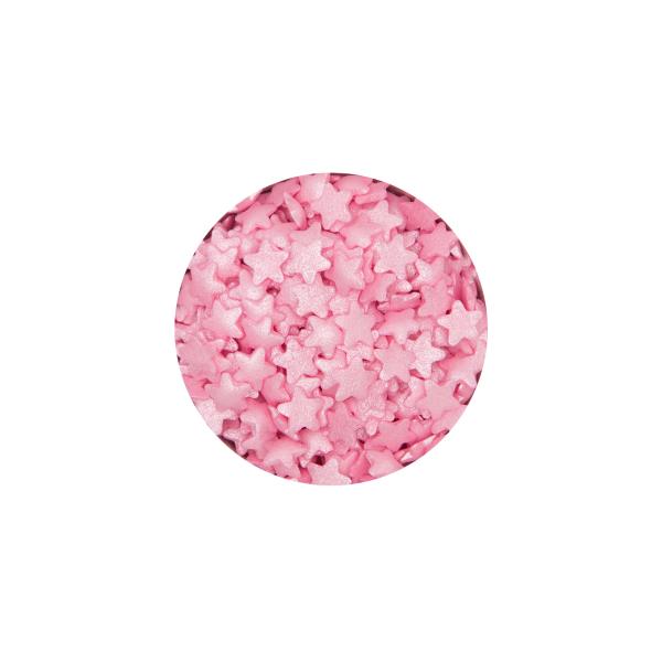 SPRINKLE DECORAZIONI STELLE ROSA 40 gr. 2 SPRINKLE DECORAZIONI STELLE ROSA 40 gr.