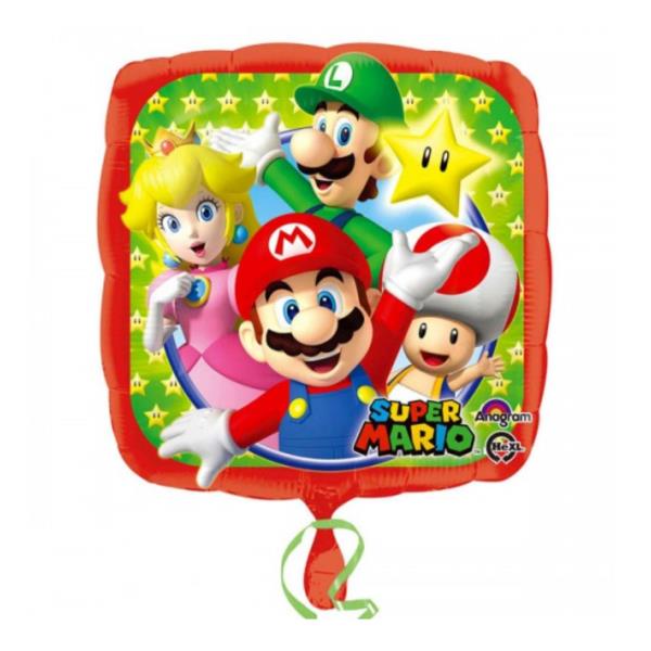 PALLONCINO MYLAR 17'' SUPER MARIO BROS