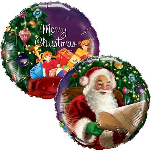 PALLONE MYLAR 18'' SANTA CHRISTMAS LIST 2 PALLONE MYLAR 18'' SANTA CHRISTMAS LIST
