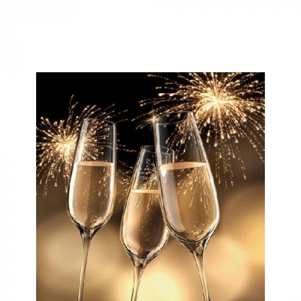 TOVAGLIOLO 25x25 cm. CELEBRATION GOLD pz.20 1 TOVAGLIOLO 25x25 cm. CELEBRATION GOLD pz.20