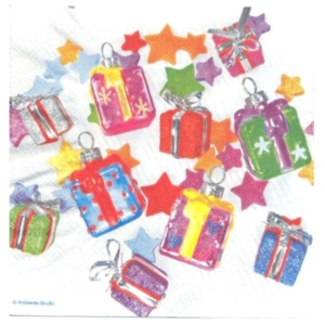TOVAGLIOLO 33x33 cm. FANCY PACKAGES pz.20
