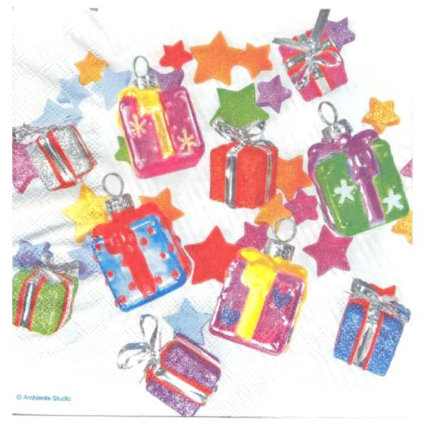 TOVAGLIOLO 33x33 cm. FANCY PACKAGES pz.20 1 TOVAGLIOLO 33x33 cm. FANCY PACKAGES pz.20