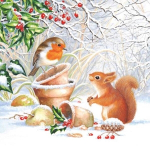 TOVAGLIOLO 33x33 cm. WINTER PICTURE pz.20