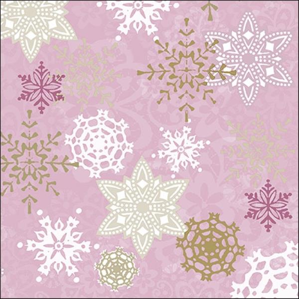 TOVAGLIOLO 33x33 cm. DELICATE STAMPS ROSE pz.20 1 TOVAGLIOLO 33x33 cm. DELICATE STAMPS ROSE pz.20