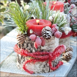 TOVAGLIOLO 33x33 cm. FROZEN CANDLE pz.20
