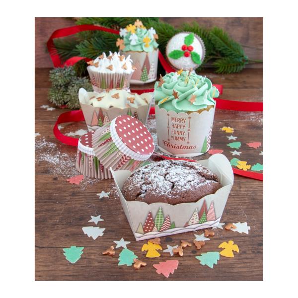 PIROTTINI PLUM CAKE YUMMY CHRISTMAS 7x4x H4 cm PZ.10 3 PIROTTINI PLUM CAKE YUMMY CHRISTMAS 7x4x H4 cm PZ.10