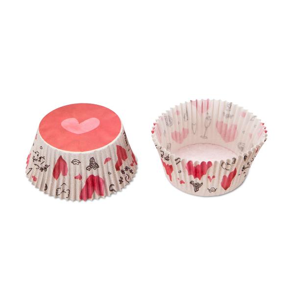 PIROTTINI MUFFIN SWEET LOVE Ø5-7 cm h.3,5 cm PZ.50 1 PIROTTINI MUFFIN SWEET LOVE Ø5-7 cm h.3,5 cm PZ.50