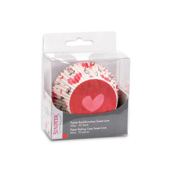 PIROTTINI MUFFIN SWEET LOVE Ø5-7 cm h.3,5 cm PZ.50 2 PIROTTINI MUFFIN SWEET LOVE Ø5-7 cm h.3,5 cm PZ.50