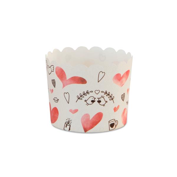 PIROTTINI MUFFIN MAX SWEET LOVE Ø6,1 cm. H.5,7 cm PZ.12 1 PIROTTINI MUFFIN MAX SWEET LOVE Ø6,1 cm. H.5,7 cm PZ.12