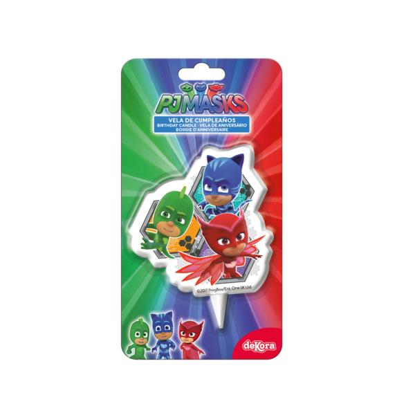 CANDELINA 2D SUPER PIGIAMINI PJ MASKS pz.1 1 CANDELINA 2D SUPER PIGIAMINI PJ MASKS pz.1