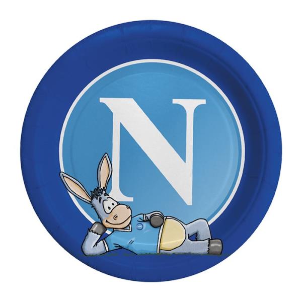 PIATTO Ø24 cm. NAPOLI SSC pz.8 1 PIATTO Ø24 cm. NAPOLI SSC pz.8