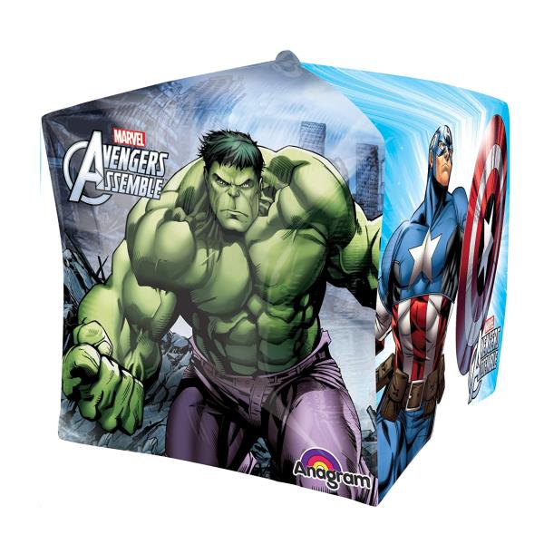 PALLONCINO MYLAR 22'' CUBO AVENGERS NEW 2 PALLONCINO MYLAR 22'' CUBO AVENGERS NEW