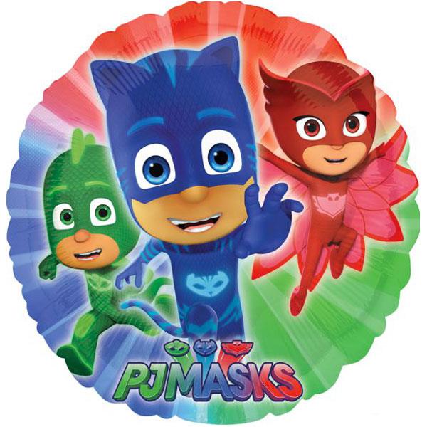 PALLONCINO MYLAR 18'' SUPER PIGIAMINI PJMASKS pz.1 1 PALLONCINO MYLAR 18'' SUPER PIGIAMINI PJMASKS pz.1