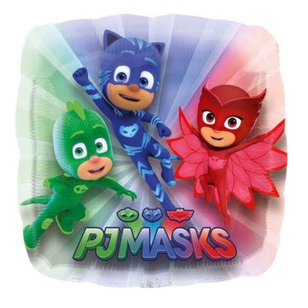 PALLONCINO MYLAR SUPER SHAPE SUPER PIGIAMINI PJMASKS pz.1 1 PALLONCINO MYLAR SUPER SHAPE SUPER PIGIAMINI PJMASKS pz.1