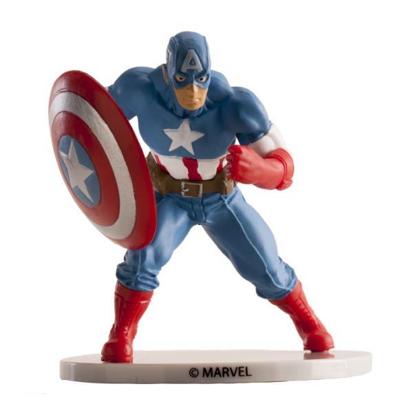 PERSONAGGIO PVC AVENGERS CAPTAIN AMERICA DEKORA 1 PERSONAGGIO PVC AVENGERS CAPTAIN AMERICA DEKORA