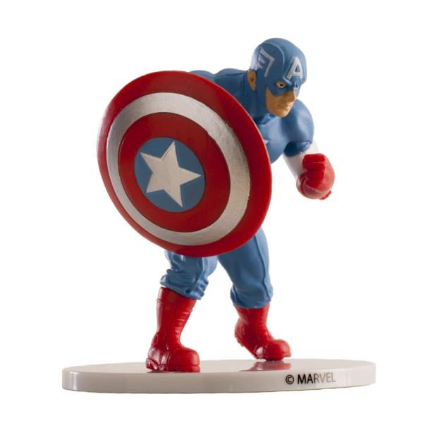PERSONAGGIO PVC AVENGERS CAPTAIN AMERICA DEKORA 2 PERSONAGGIO PVC AVENGERS CAPTAIN AMERICA DEKORA