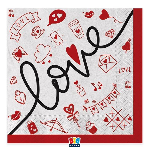 TOVAGLIOLO 33x33 LOVE pz.16 1 TOVAGLIOLO 33x33 LOVE pz.16